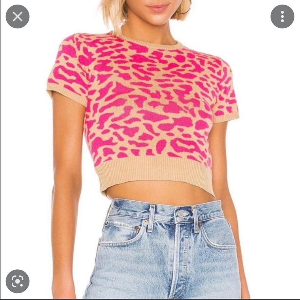 Revolve JOA cropped sweater top